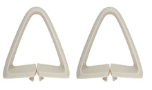 Load image into Gallery viewer, OER White Bucket Seat Belt Guide Set For 1973-1981 Buick Chevy and Pontiac
