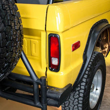 Load image into Gallery viewer, Black Anodized Billed Aluminum Tail Light Bezel Set For 1966-1977 Ford Bronco
