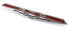 Load image into Gallery viewer, OER Reproduction GTO Nameplate Dash Emblem For 1964 Pontiac GTO Models
