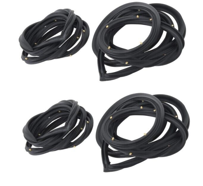 OER Front and Rear Door Weatherstrip Set For 1962-67 Chevy II Nova 4 Door Sedan