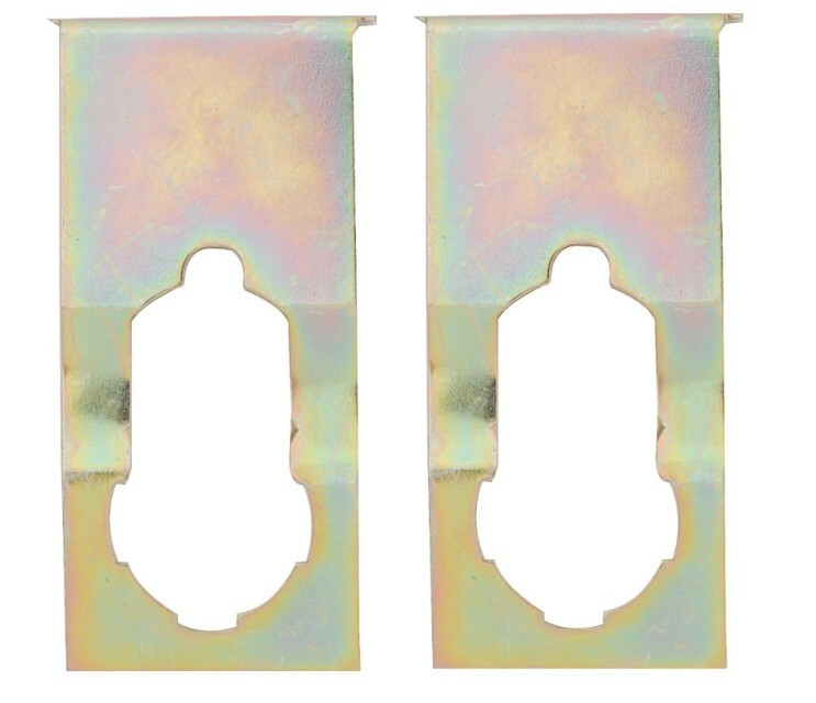 Door Lock Retainer Set For 1955-1957 Chevy Bel Air Nomad Del Ray Nomad 150 & 210