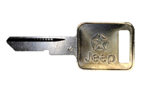 Load image into Gallery viewer, Late Style &quot;J&quot; Ignition Key Blank For 1974-1991 Jeep J10 J20 YJ XJ Cherokee
