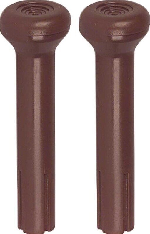 OER Dark Saddle Door Lock Knob Set For 1968-1986 Chevy and GMC Pickup Trucks