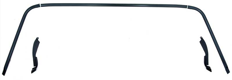 OER Black Front Windshield Molding Set 1970-1981 Firebird/Trans AM and Camaro