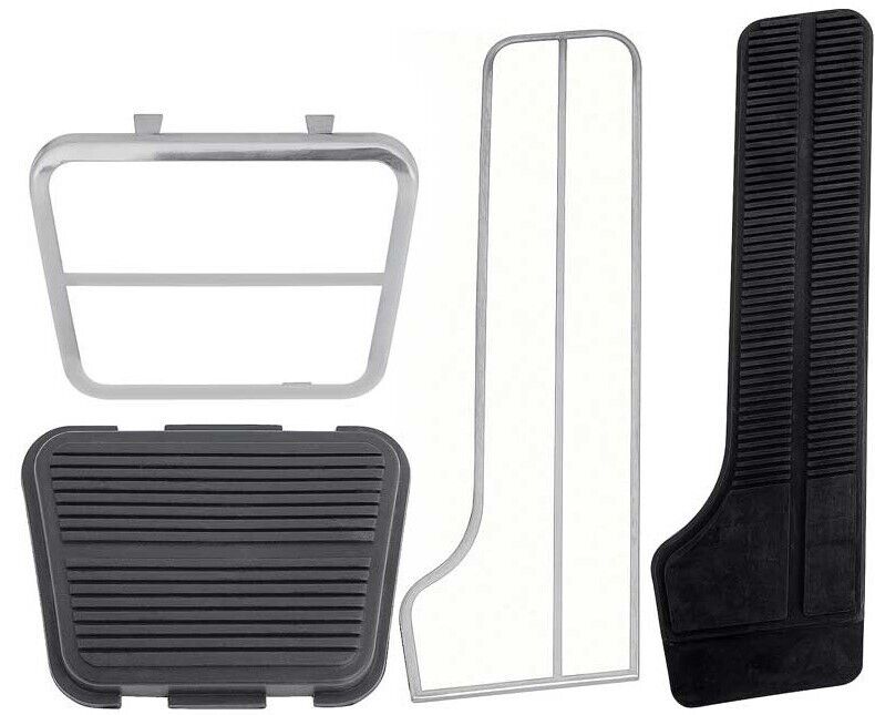 OER Accelerator and Brake Pedal Kit With Trim For 1967-1968 Chevy and GMC Trucks