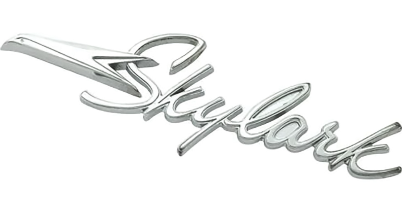 OER Diecast Skylark Script Dash Emblem For 1966 Buick Skylark Models