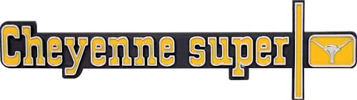 OER Cheyenne Super Dash Panel Emblem 1973-1974 Chevy Pickup Trucks