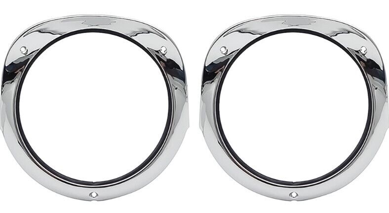 OER Headlamp Bezel Set With Gaskets For 1956 Chevy Bel Air 150 210 and Nomad