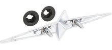 Load image into Gallery viewer, Chrome Fender Skirt Star Fender Emblem For 1950-1960 Buick Pontiac Chevy Olds
