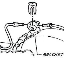 Load image into Gallery viewer, 7/16-20 Brass Rear Hose Tee Corvette Camaro Nova Chevy Pontiac Pickup Truck
