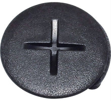 Load image into Gallery viewer, OER Black Inner Seat Belt Cover Access Plug Pair For 1978-1988 GM G Body Models
