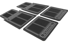 Load image into Gallery viewer, OER 4PC Black/Gray Floor Mat Set Pontiac GTO Firebird Grand Prix Catalina
