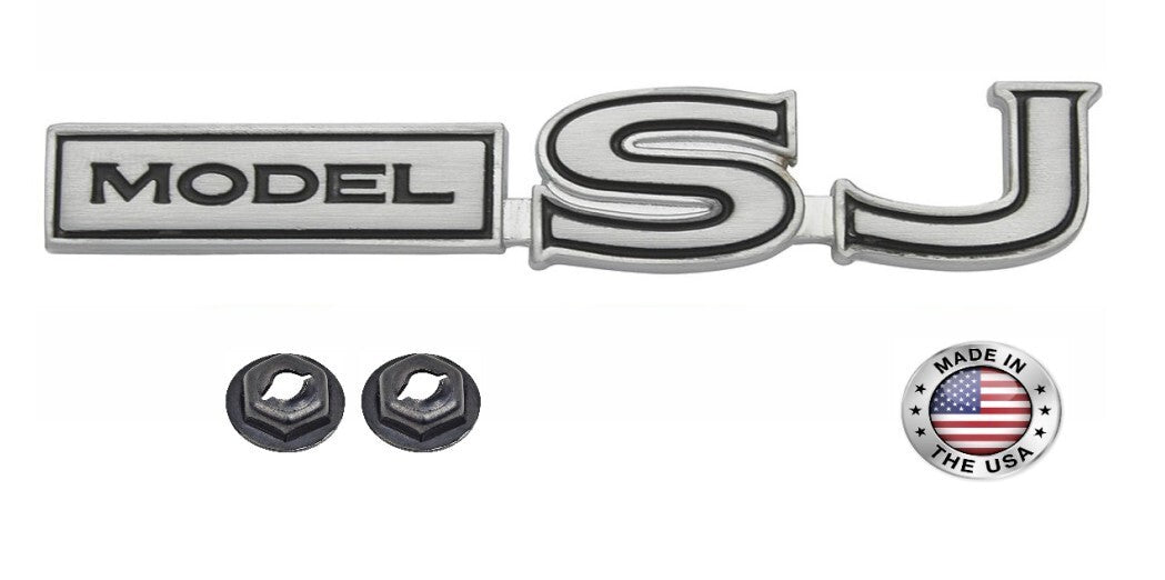 Model SJ Trunk/Console Emblem For 1969-1972 Pontiac Grand Prix Made in the USA