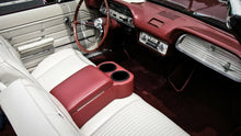 Load image into Gallery viewer, Fiesta Red Bench Seat Console With Drink Holders Musclecar Classic Hotrod
