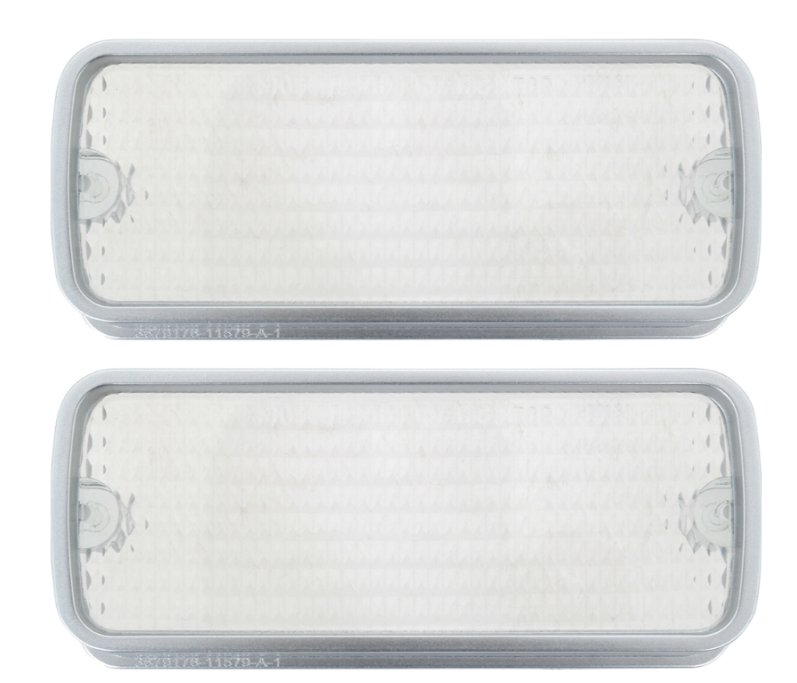 OER Clear Park Lamp Lens Set For 1973-1974 Dodge Dart Sport Custom Swinger