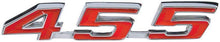 Load image into Gallery viewer, Reproduction &quot;455&quot; Trunk Emblem For 1967-1969 Pontiac Firebird Made in the USA
