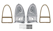 Load image into Gallery viewer, OER Tail Lamp Housing and Gasket Set For 1955 Chevy Bel Air 150 210 and Nomad
