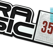 Load image into Gallery viewer, OER Reproduction Front Fender Emblem Set For 1981-1986 GMC Sierra Classic 3500
