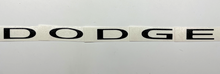 Load image into Gallery viewer, Flat Black &quot;DODGE&quot; Lettering Emblem Overlay Decal For 2015-2023 Dodge Challenger
