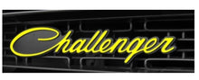 Load image into Gallery viewer, Bright Yellow Front Challenger Script Grille Emblem For 2008-2023 Challenger
