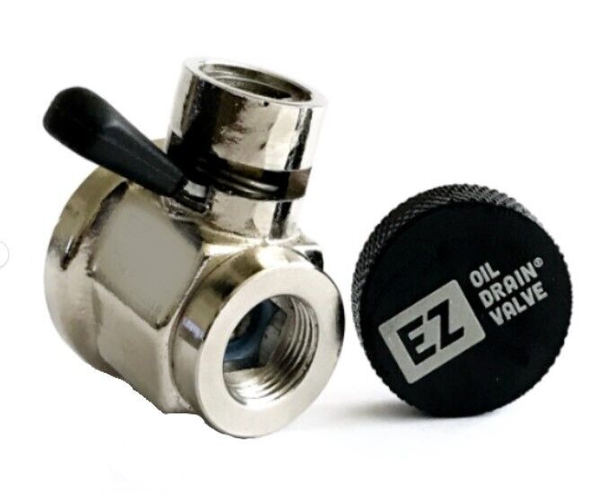 EZ Drain Oil Drain Valve Fits International DT466 05 & on Maxxforce 7, DT, 9, 10