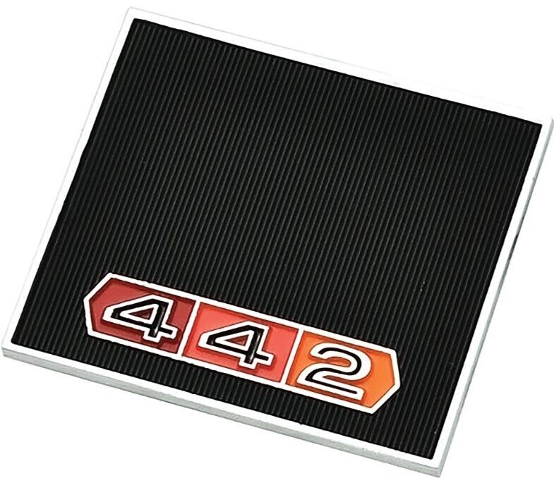 OER Diecast Tri-Color Bar Dash Panel Emblem For 1966 Oldsmobile Cutlass 442