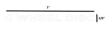 Load image into Gallery viewer, White 4 Wheel Disc Door Handle Insert Gasket For 1970-1981 Firebird and Camaro
