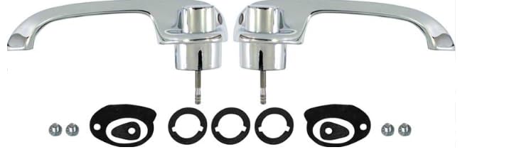 OER Outer Door Handle Set Fits 1955-1957 Chevy Bel Air 150 210 and Nomad Hardtop