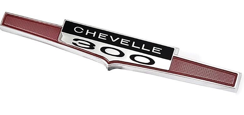 OER Zinc Diecast Quarter Panel Nameplate Emblem For 1965 Chevy Chevelle 300