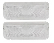 Load image into Gallery viewer, OER Clear Park Lamp Lens Set For 1964 Chevy Impala Bel Air and Biscayne
