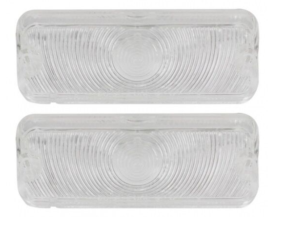 OER Clear Park Lamp Lens Set For 1964 Chevy Impala Bel Air and Biscayne