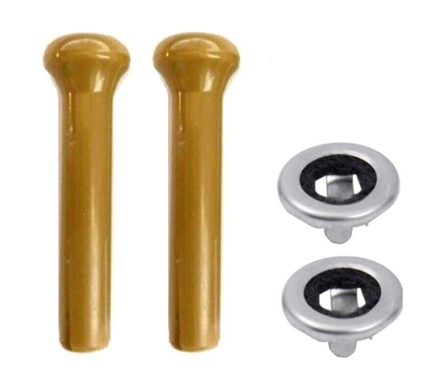 OER Light Saddle Door Lock Knob Set For 1968-1970 Buick Chevy Olds and Pontiac
