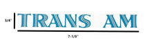 Load image into Gallery viewer, Blue With Black Front Fender Decal For 1969-1972 Pontiac Firebird Trans AM
