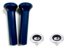 Load image into Gallery viewer, OER Dark Blue Door Lock Knob Set For 1968-1973 Chevelle and 1968-1981 Impala
