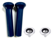 Load image into Gallery viewer, OER Dark Blue Door Lock Knob Set For 1968-1986 Chevy and GMC Pickup Trucks
