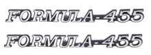 Load image into Gallery viewer, Reproduction Formula 455 Front Fender Emblem Set For 1972-1975 Pontiac Firebird
