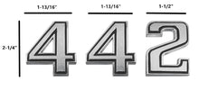 Load image into Gallery viewer, 442 Trunk Lid Emblem For 1969-1972 Oldsmobile Cutlass 442 Models Made in the USA
