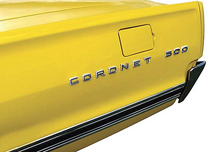 Load image into Gallery viewer, OER Zinc Diecast Quarter Panel Emblem Set For 1967 Dodge Coronet Models
