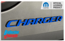 Load image into Gallery viewer, Red Charger Trunk Lettering Overlay Decal For 2015-2023 Dodge Charger
