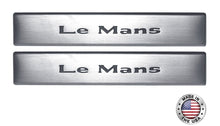 Load image into Gallery viewer, Zinc Diecast Door Panel Emblem Set For 1969-1970 Pontiac LeMans Made in the USA
