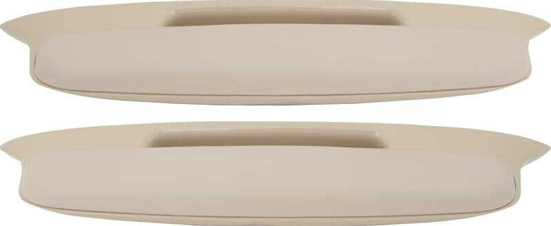 OER Beige Armrest Assembly Set For 1957 Chevy Bel Air 2/4 Door Hardtop & Sedan