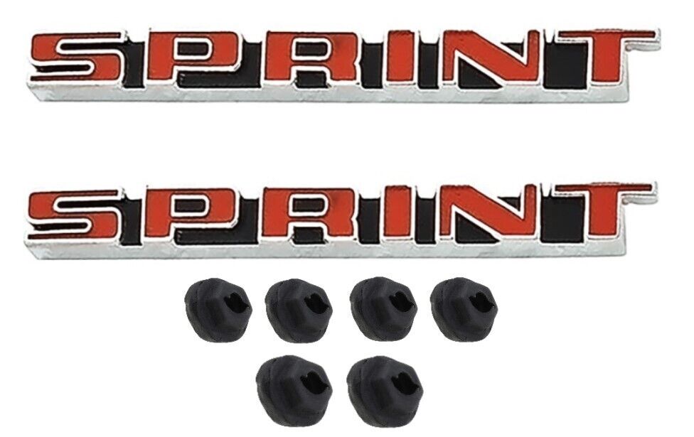 Reproduction Sprint Rocker Panel Emblem Set For 1968-1969 Pontiac Firebird