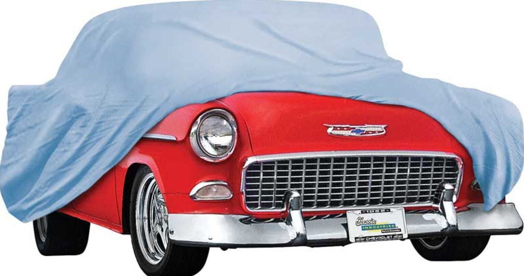 OER Single Layer Diamond Blue Indoor Car Cover 1955-1956 Chevy Bel AIr 150 210