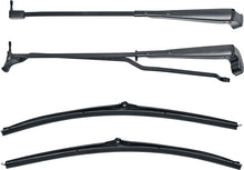 Load image into Gallery viewer, OER Recessed Black Wiper Arm &amp; Blade Set For 1970-1981 Firebird and Camaro
