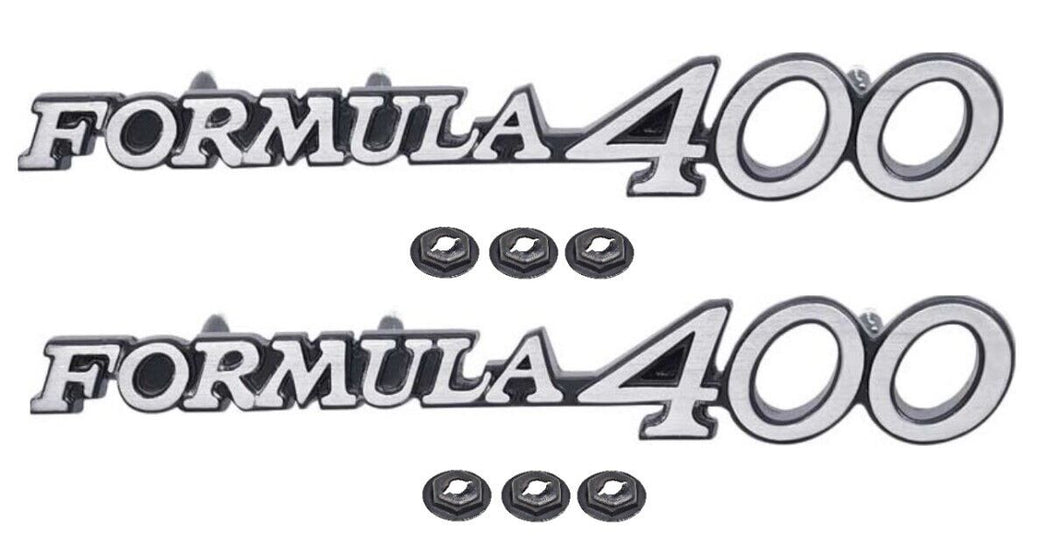 Reproduction Formula 400 Front Fender Emblem Set For 1970-1971 Pontiac Firebird