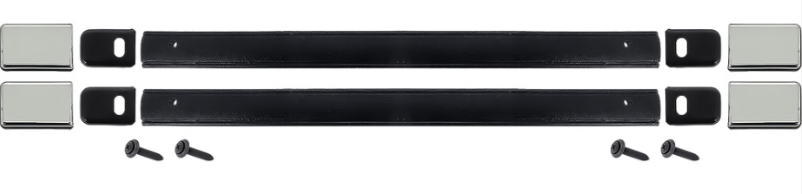 OER Black Door Pull Strap Set For 1981-1991 Chevy and GMC Trucks Blazer Suburban