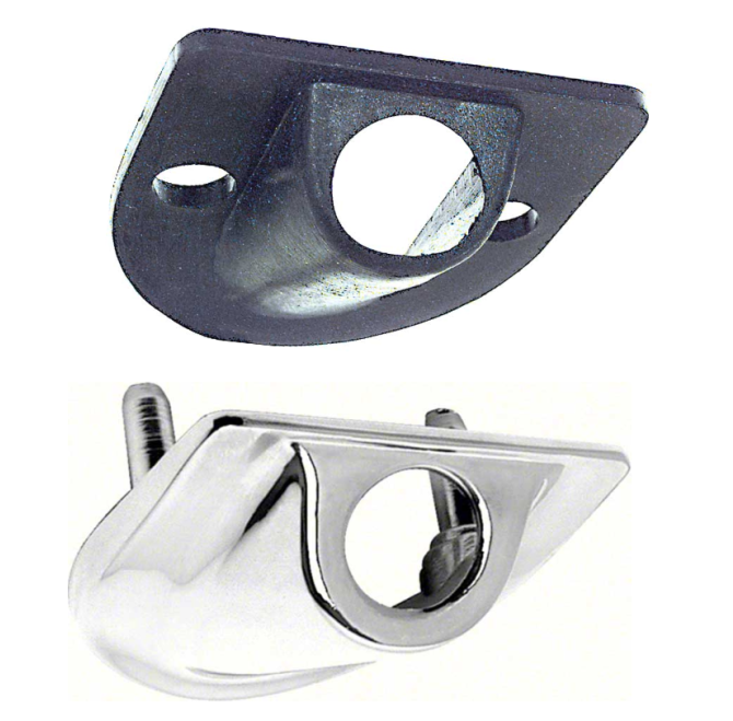OER Chrome Diecast Trunk Lock Bezel and Gasket For 1970-1973 Chevy Camaro