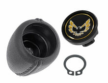 Load image into Gallery viewer, OER Auto Shift Knob Kit With Gold Bird Emblem Button 1970-1981 Firebird Trans AM
