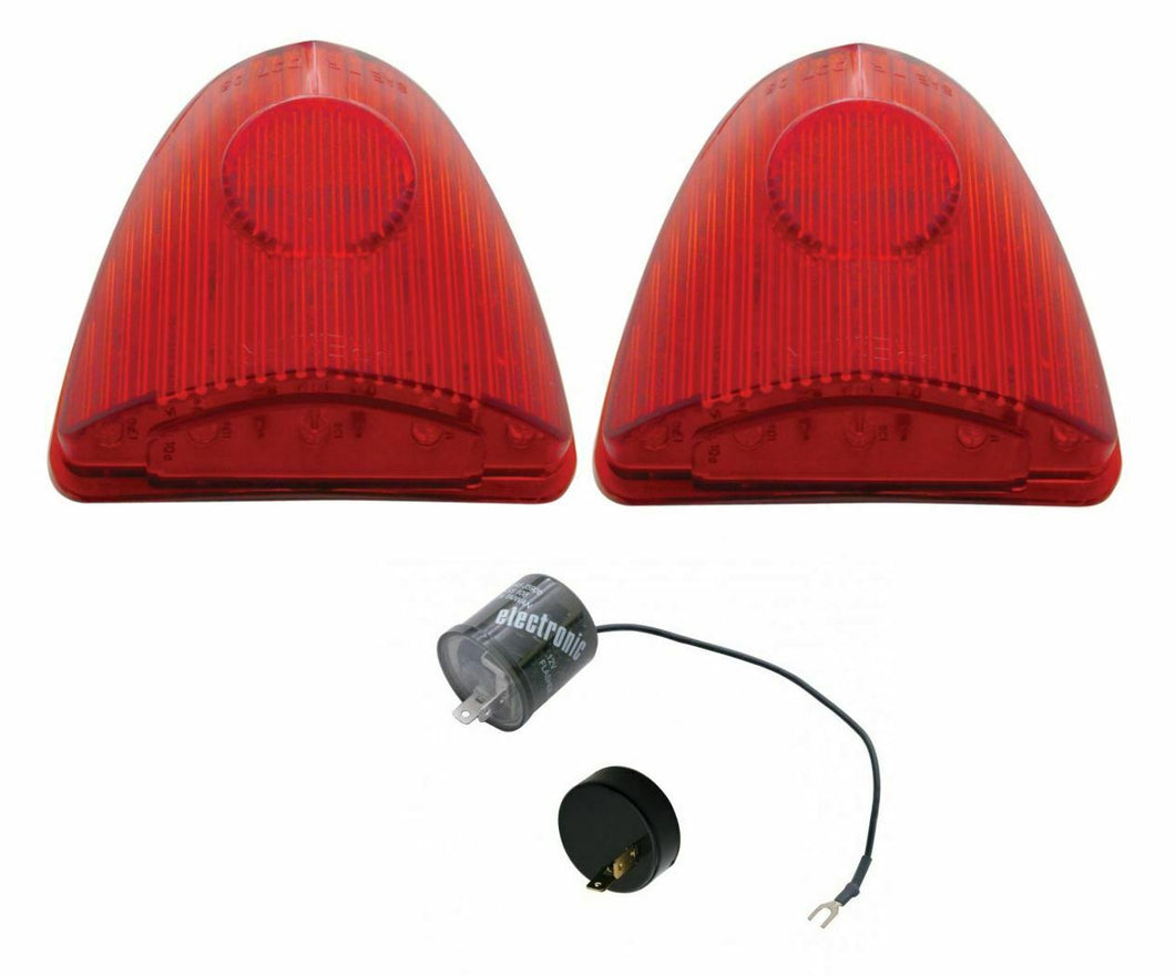 United Pacific 26 LED Tail Light Set 1953 Chevy Bel Air 150 and 210 Models