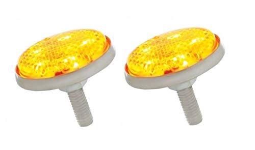 United Pacific Amber LED Tail Light Reflector Set 1951-52 &1956 Bel Air 150 210
